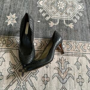 BCBG Maxazaria  Snake Embossed Pumps Size 7.5
